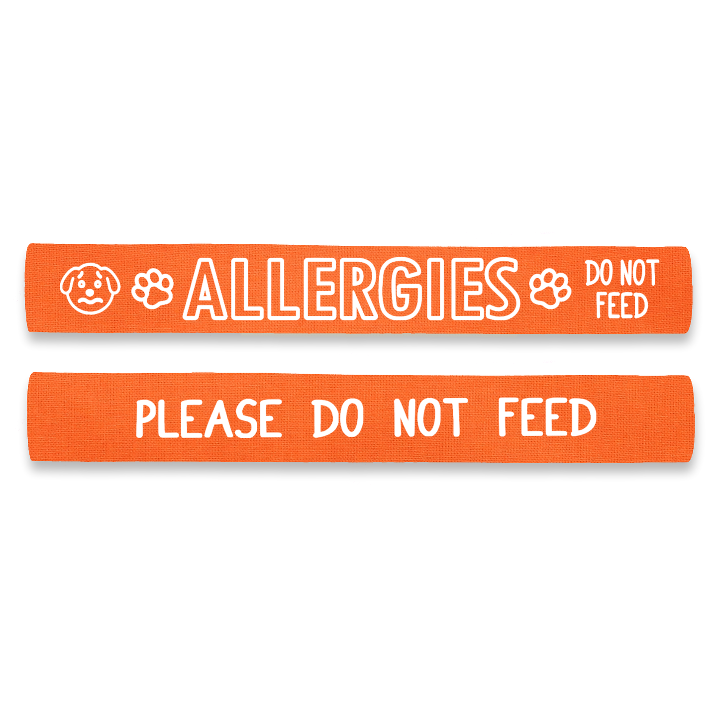 Allergies - Please Do Not Feed Dog Lead Leash Sleeve Wrap