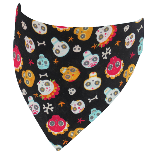 Day Of The Dead Dog Bandana