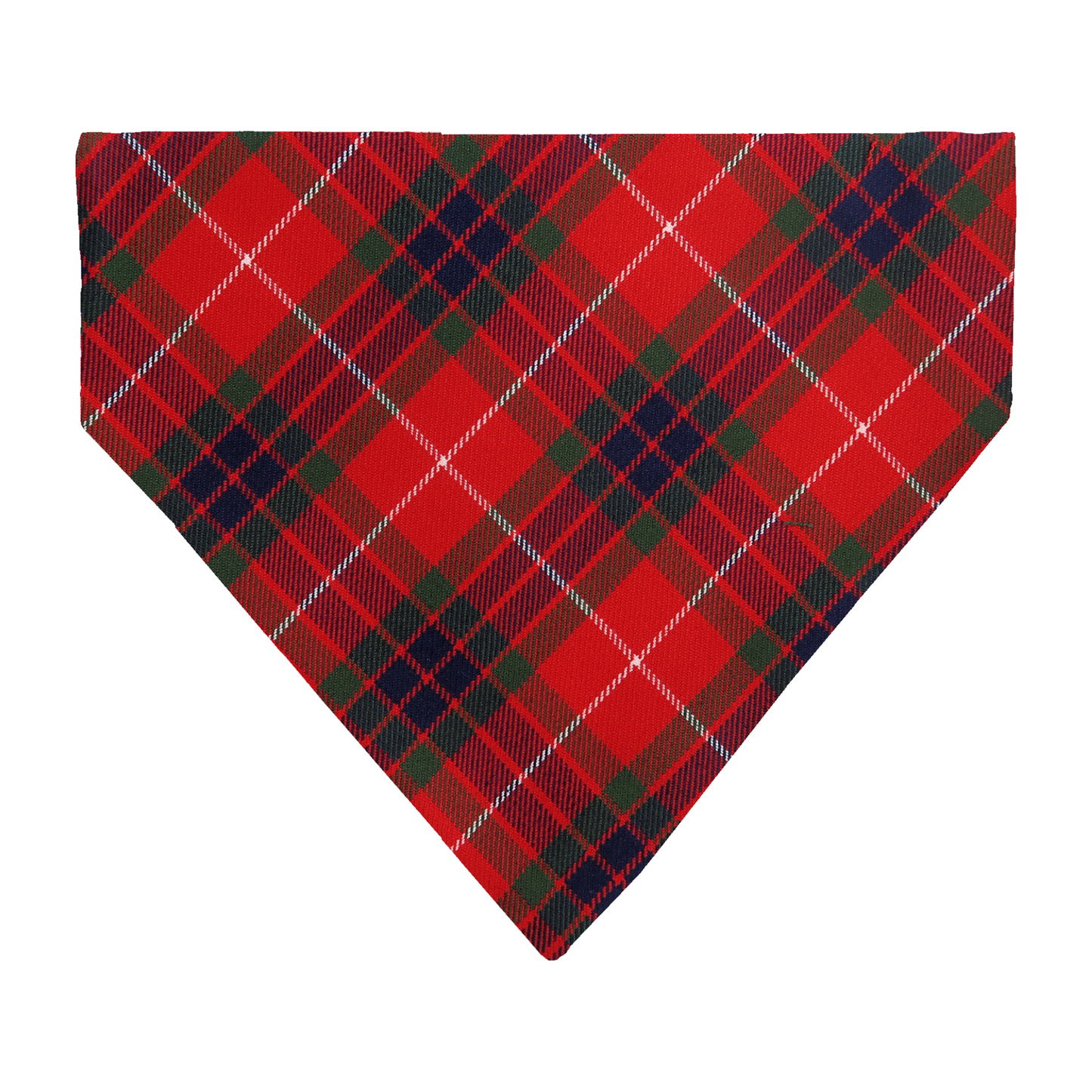 Red Tartan Dog Bandana