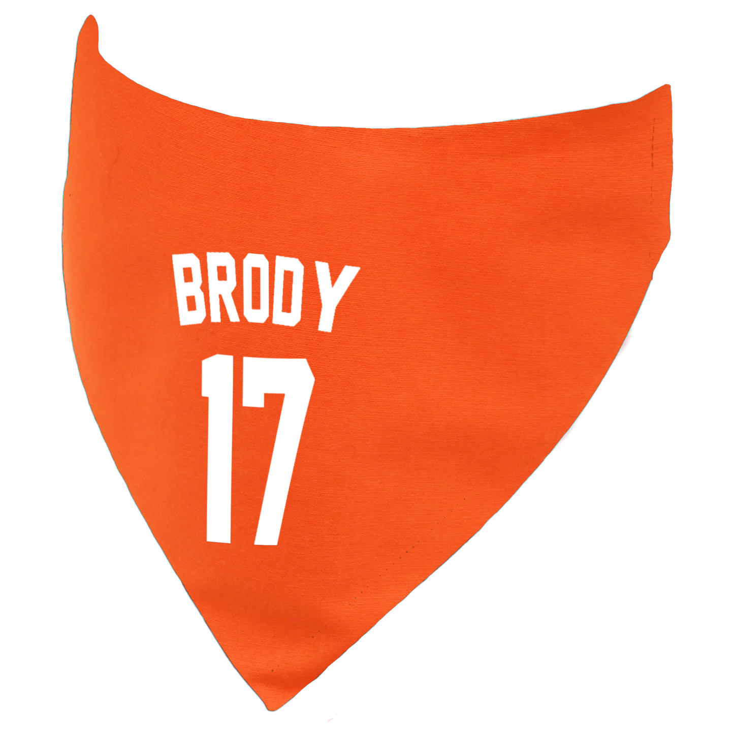 Football Name and Number Customisable Dog Bandana