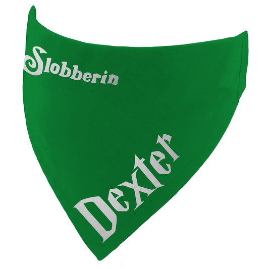 Harry Pawter Dogwarts House Personalised Dog Bandana