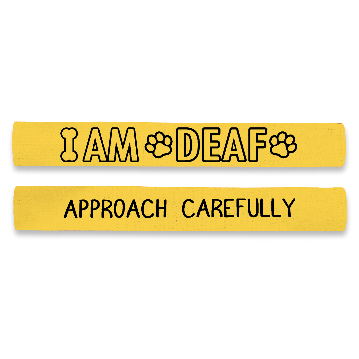 I am Deaf Approach Carefully Lead Sleeve Wrap