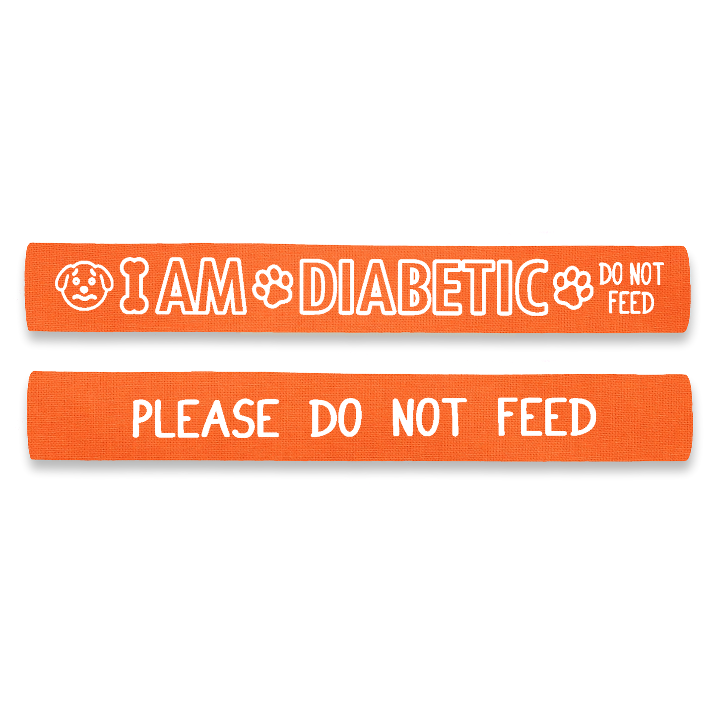 I am Diabetic Dog - Please Do Not Feed Lead Sleeve
