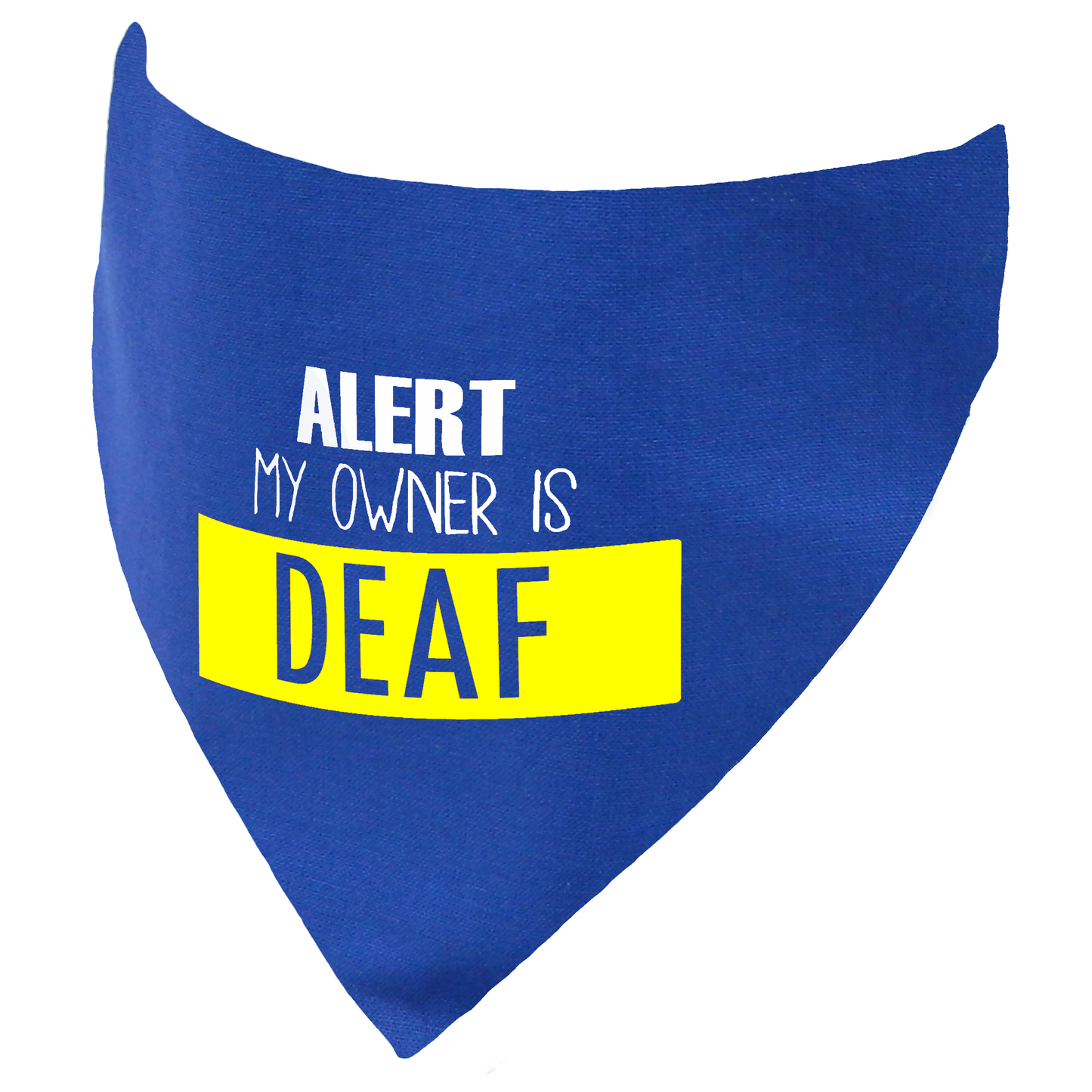 My Owner is Deaf Dog Bandana
