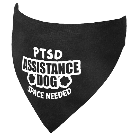 PTSD Assistance Dog - Space Needed Dog Bandana