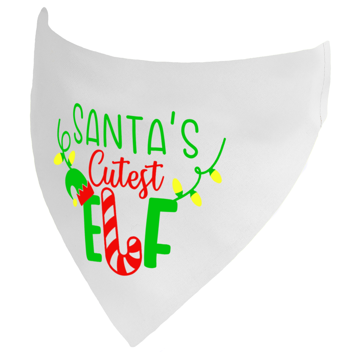 Santa's Cutest Elf Dog Bandana