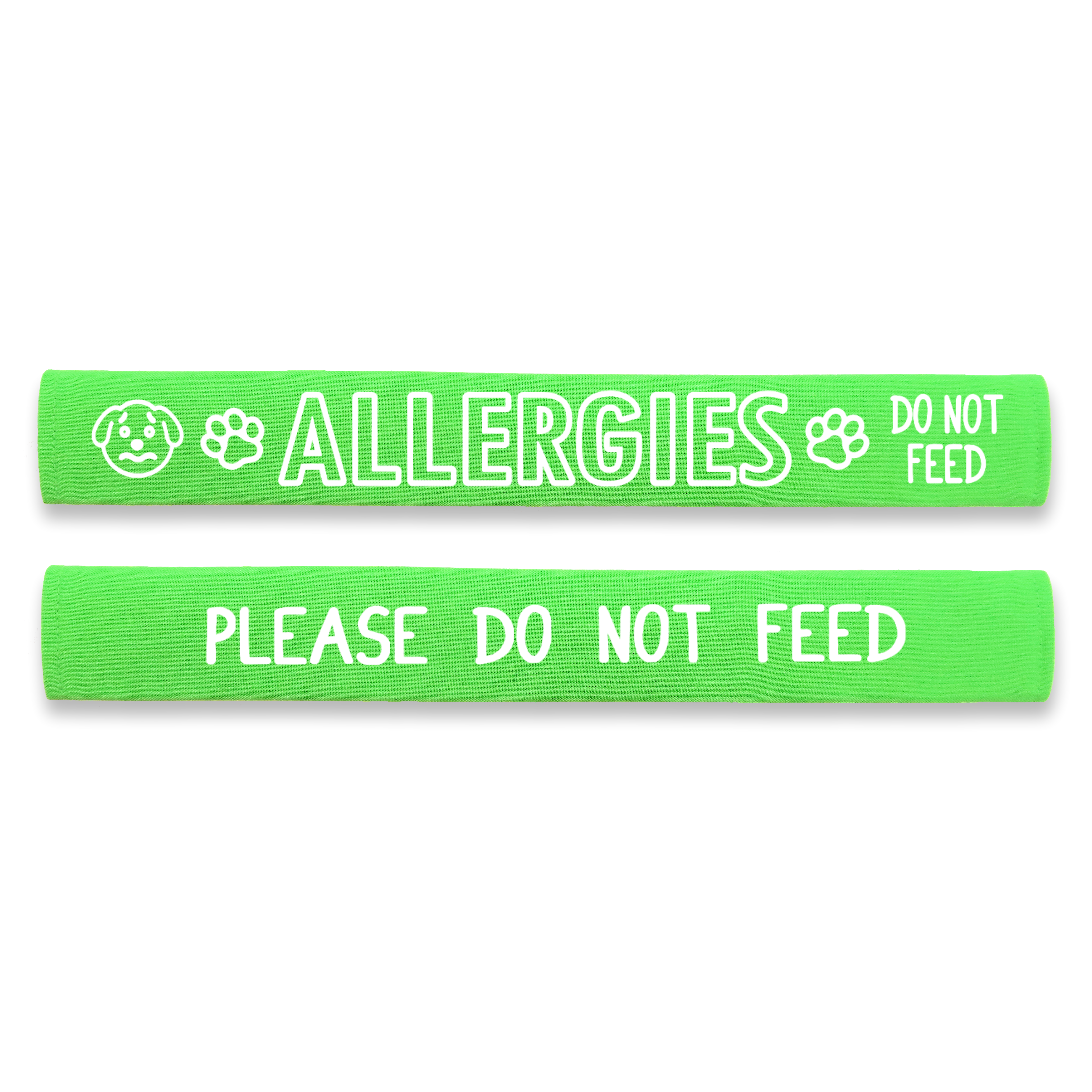 Allergies - Please Do Not Feed Dog Lead Leash Sleeve Wrap