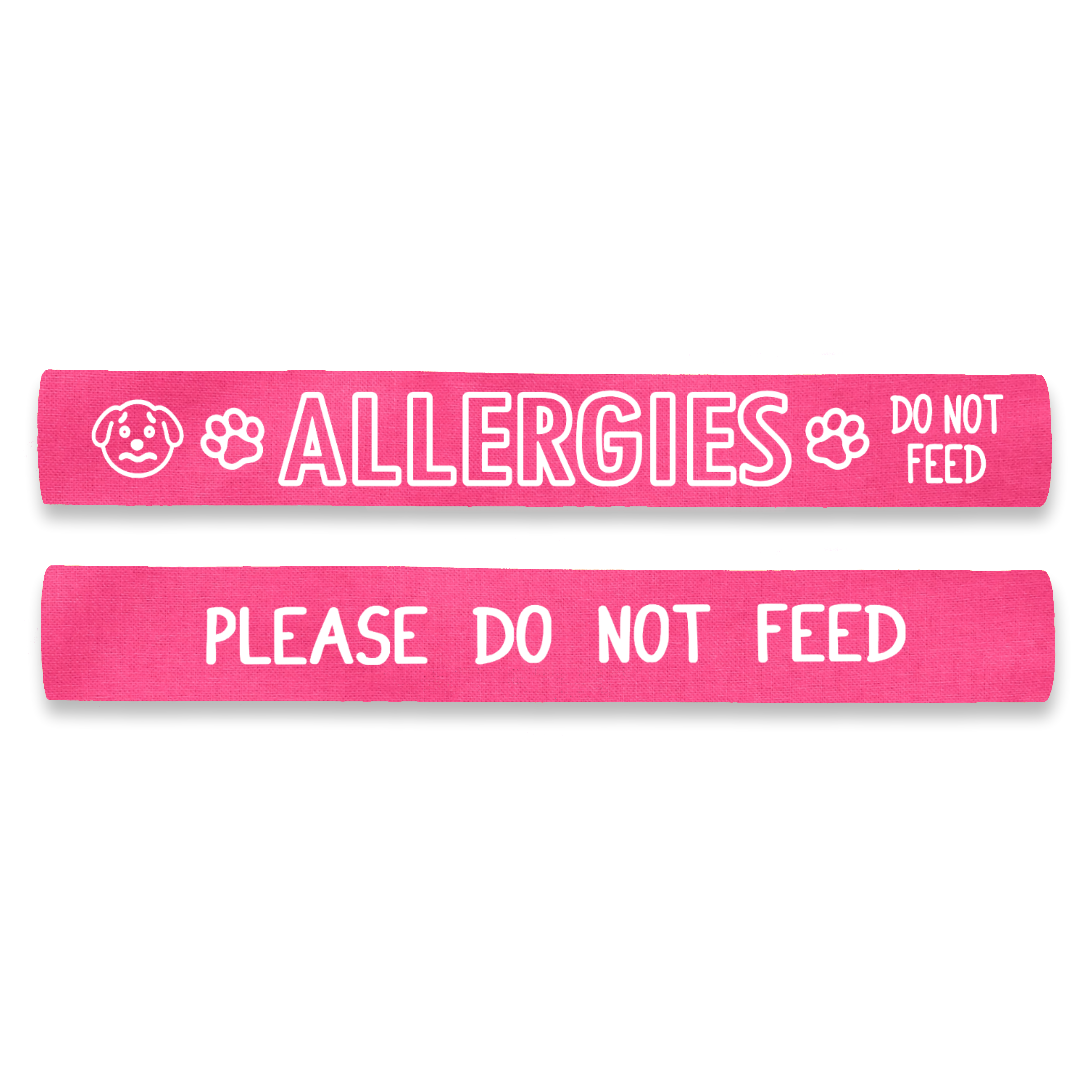 Allergies - Please Do Not Feed Dog Lead Leash Sleeve Wrap