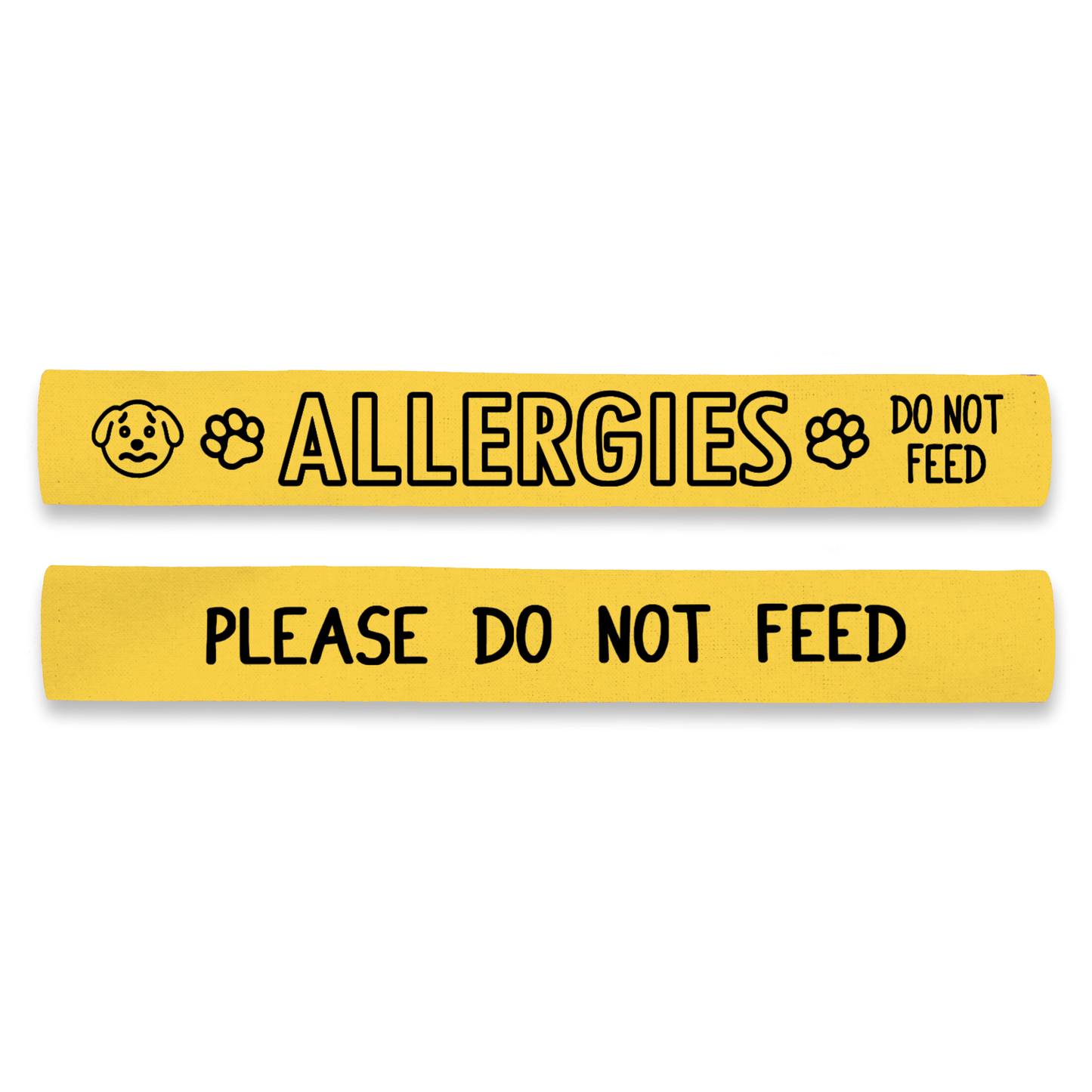 Allergies - Please Do Not Feed Dog Lead Leash Sleeve Wrap