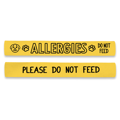 Allergies - Please Do Not Feed Dog Lead Leash Sleeve Wrap