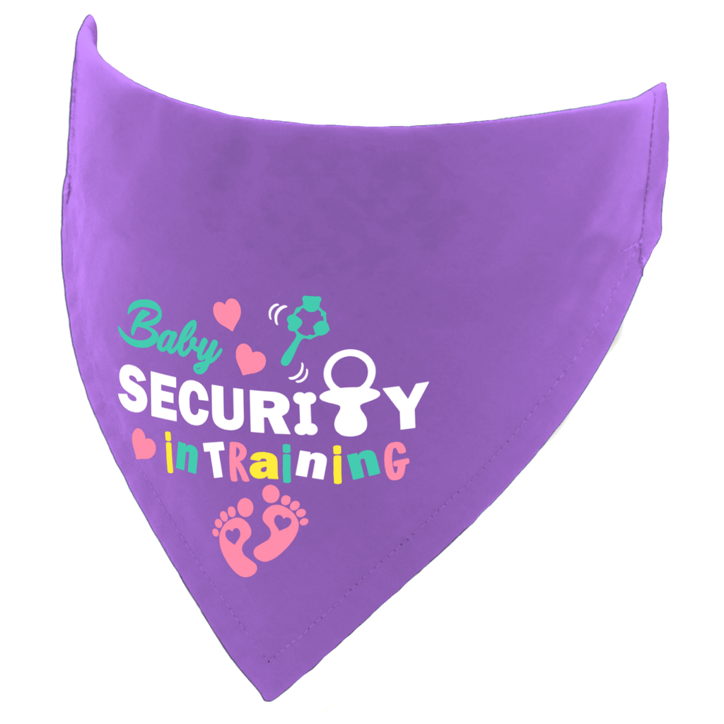 Baby Security in Training Pregnancy Announcement Dog Bandana