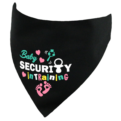 Baby Security in Training Pregnancy Announcement Dog Bandana