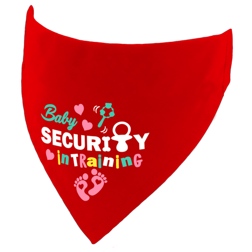 Baby Security in Training Pregnancy Announcement Dog Bandana