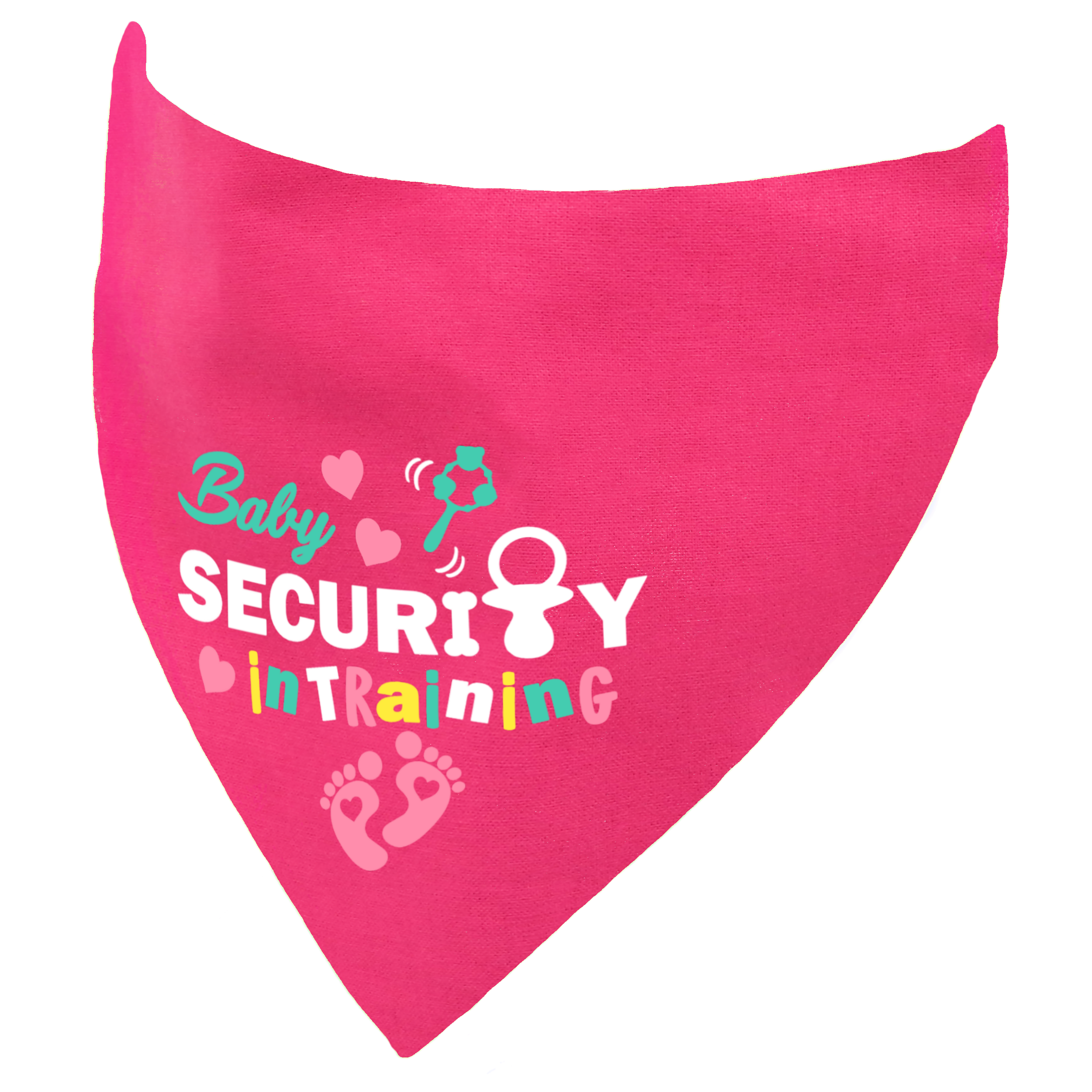 Baby Security in Training Pregnancy Announcement Dog Bandana