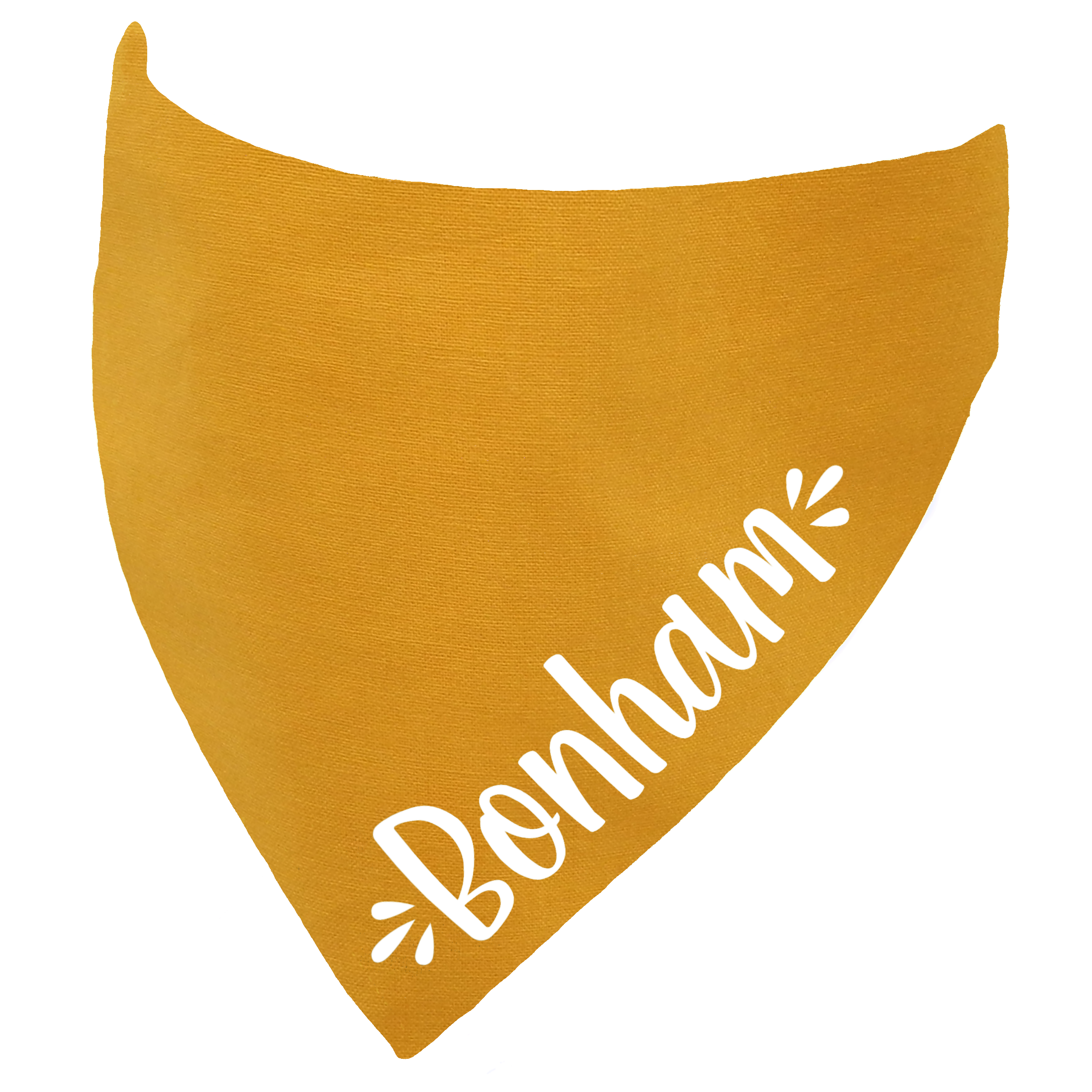 Customisable Solid Colour Dog Name Bandana – Personalise It!