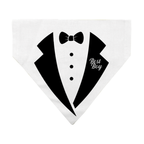 Best Man Dog Bandana – Tuxedo Style for Your Best Boy