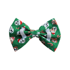 Christmas Dogs & Candy Cane Bow Tie