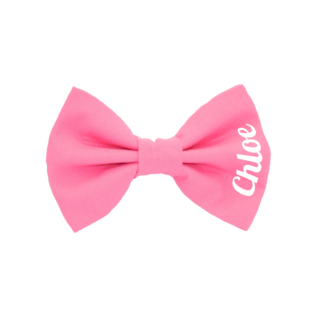 Personalised Dog Name Bow Tie
