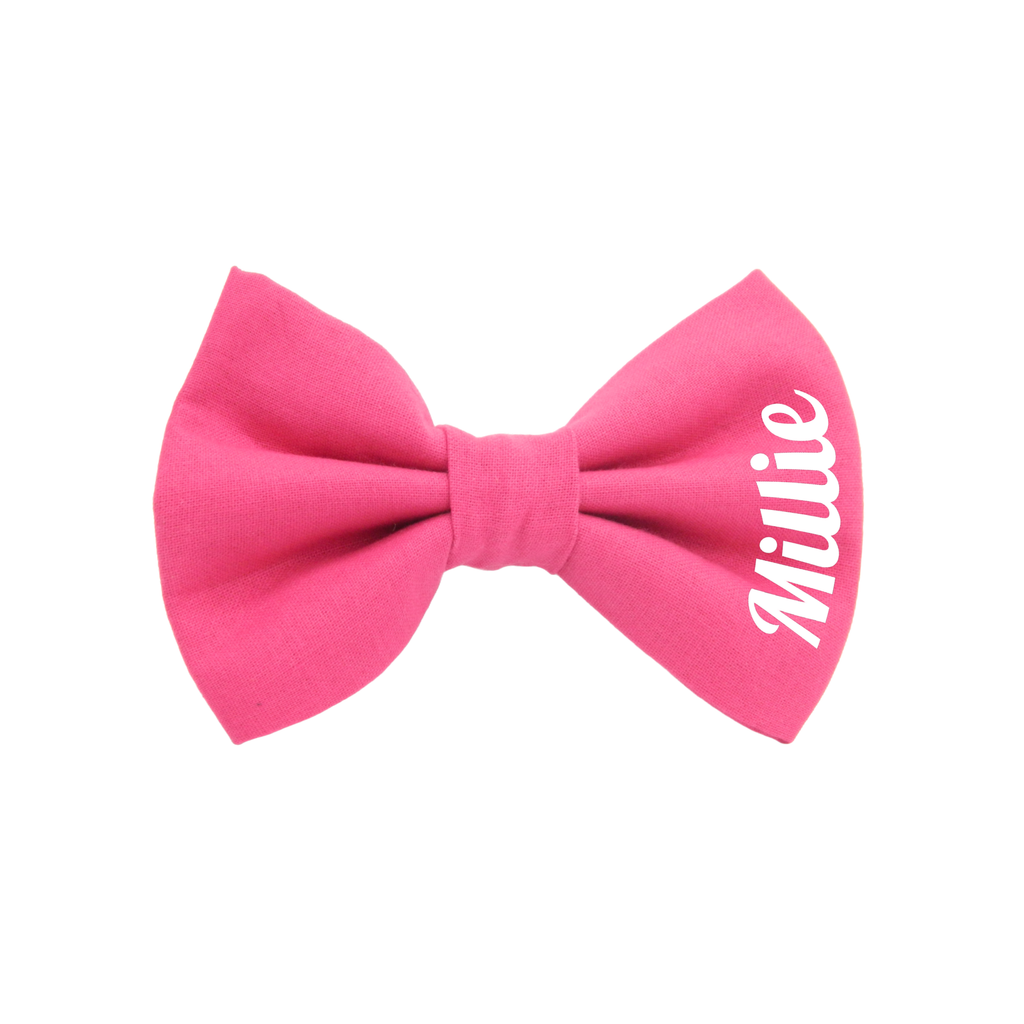 Personalised Dog Name Bow Tie