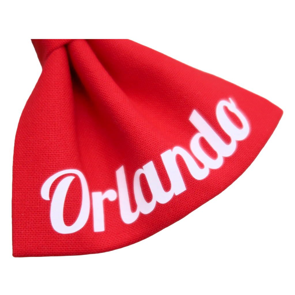 Personalised Dog Name Bow Tie