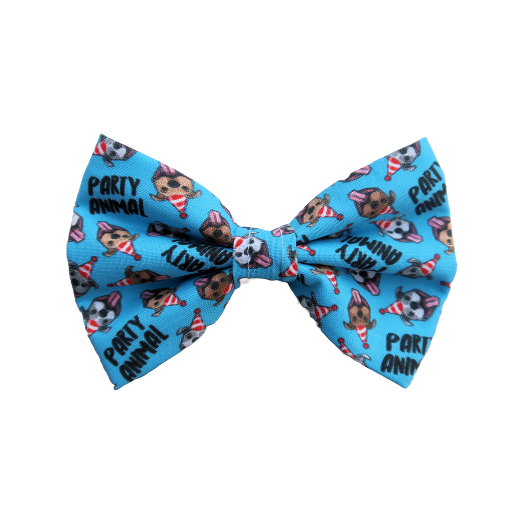 Birthday Party Animal Dog Bow Tie