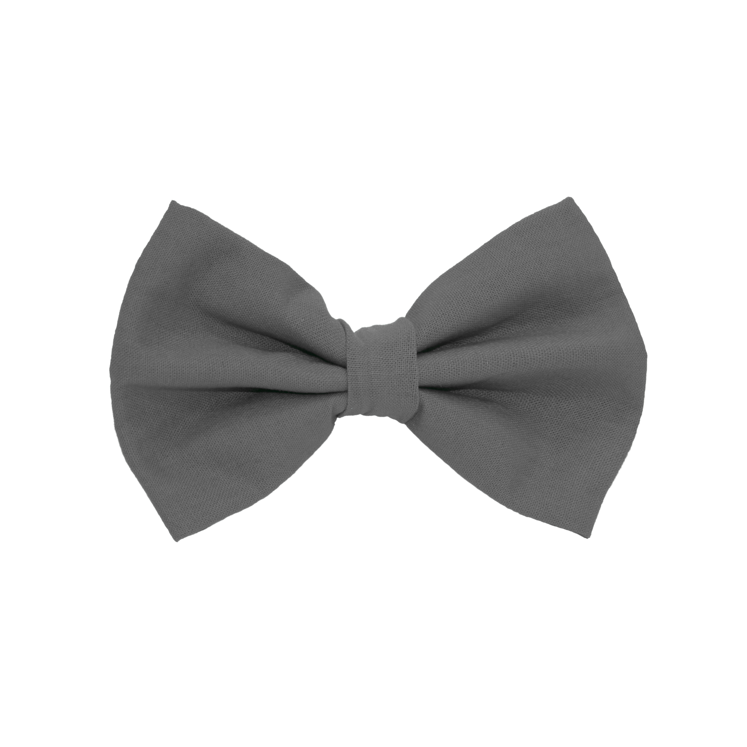 Dark Gray Dog Bow Tie