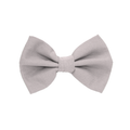 Silver Grey Dog Bow Tie