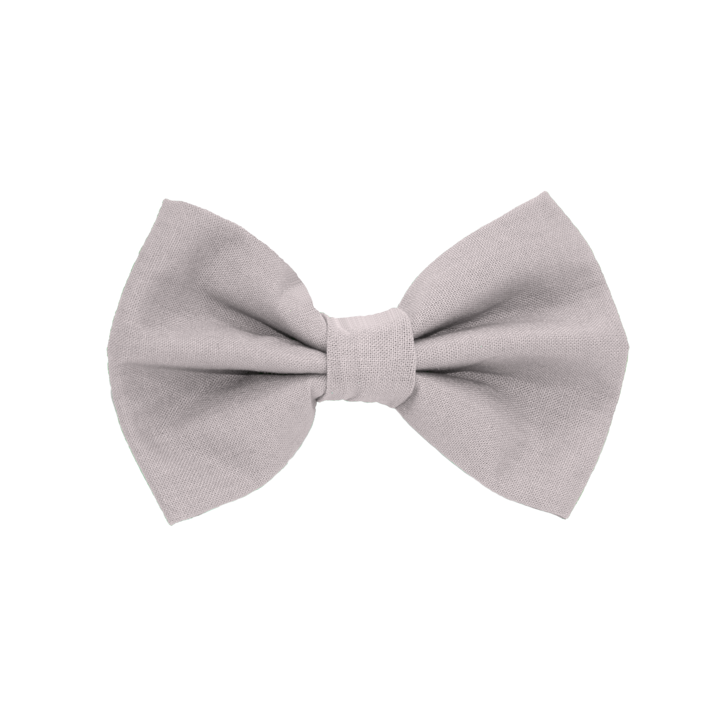 Silver Grey Dog Bow Tie