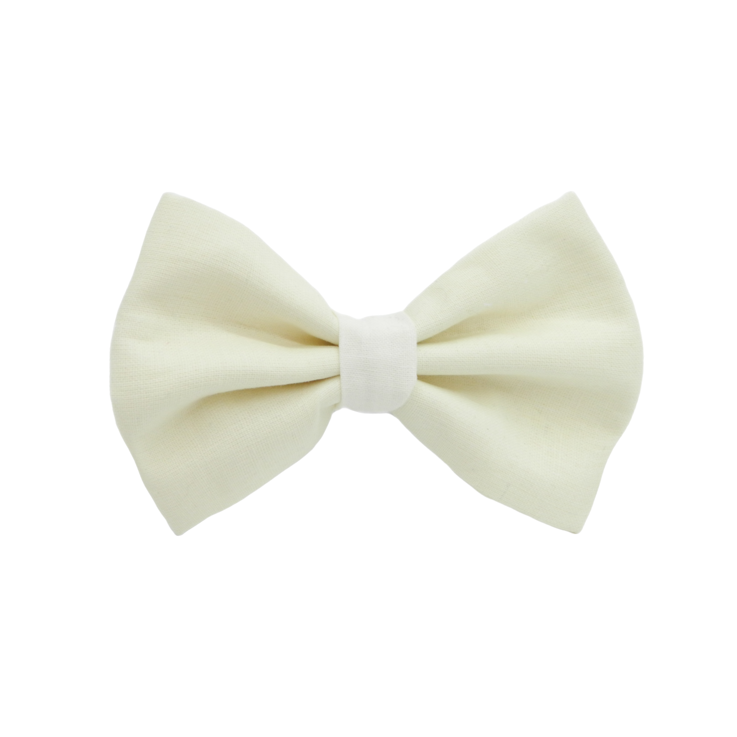 White Dog Bow Tie