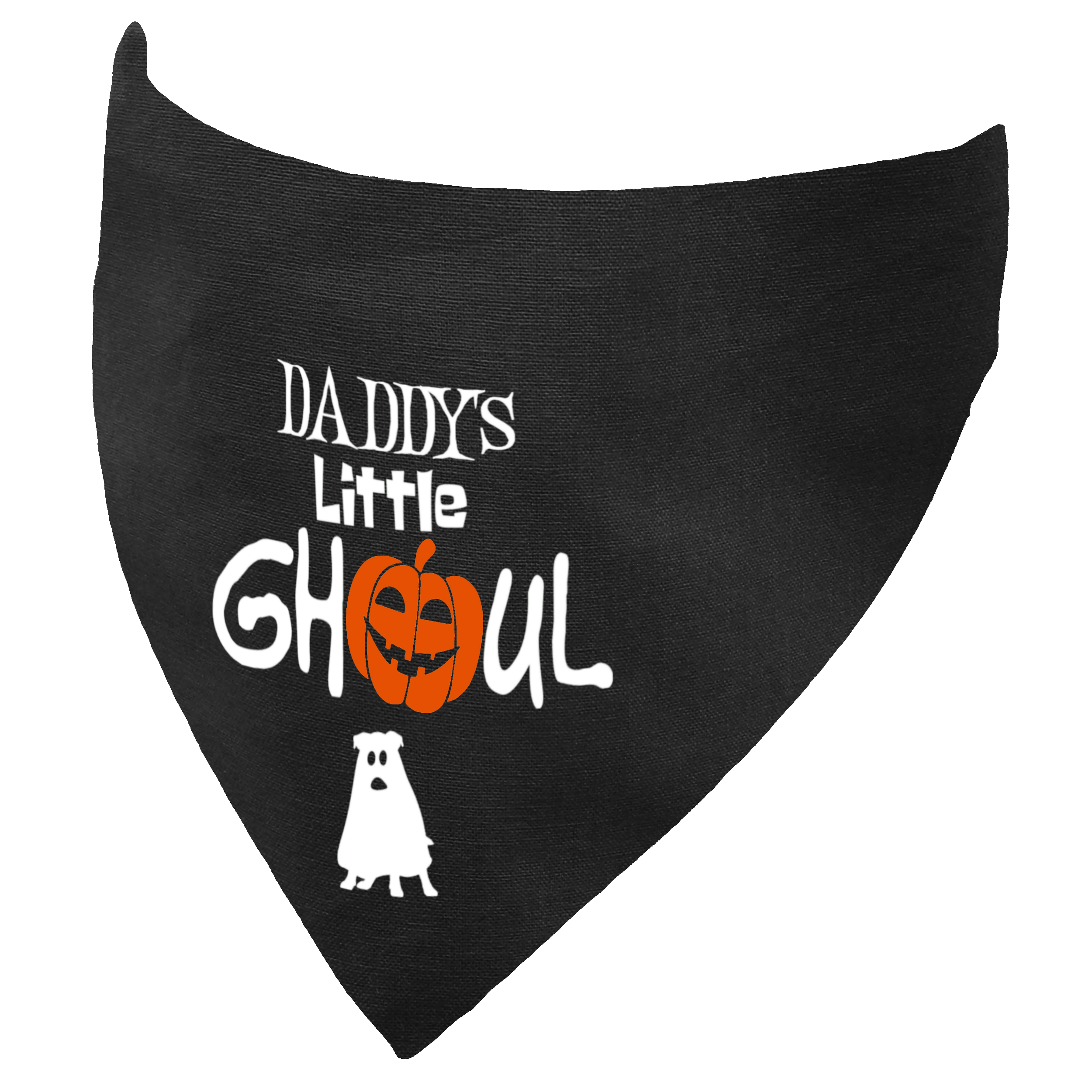 Daddy's Little Ghoul Halloween Dog Bandana