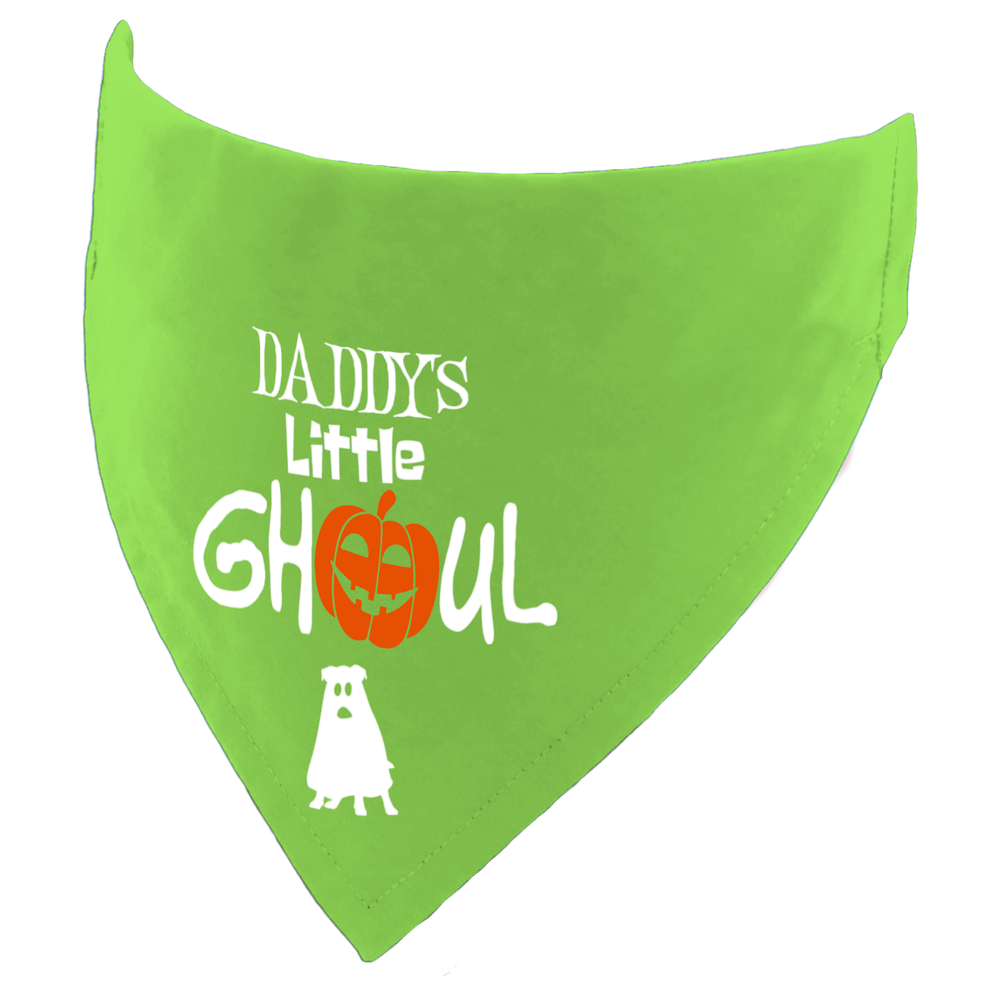 Daddy's Little Ghoul Halloween Dog Bandana