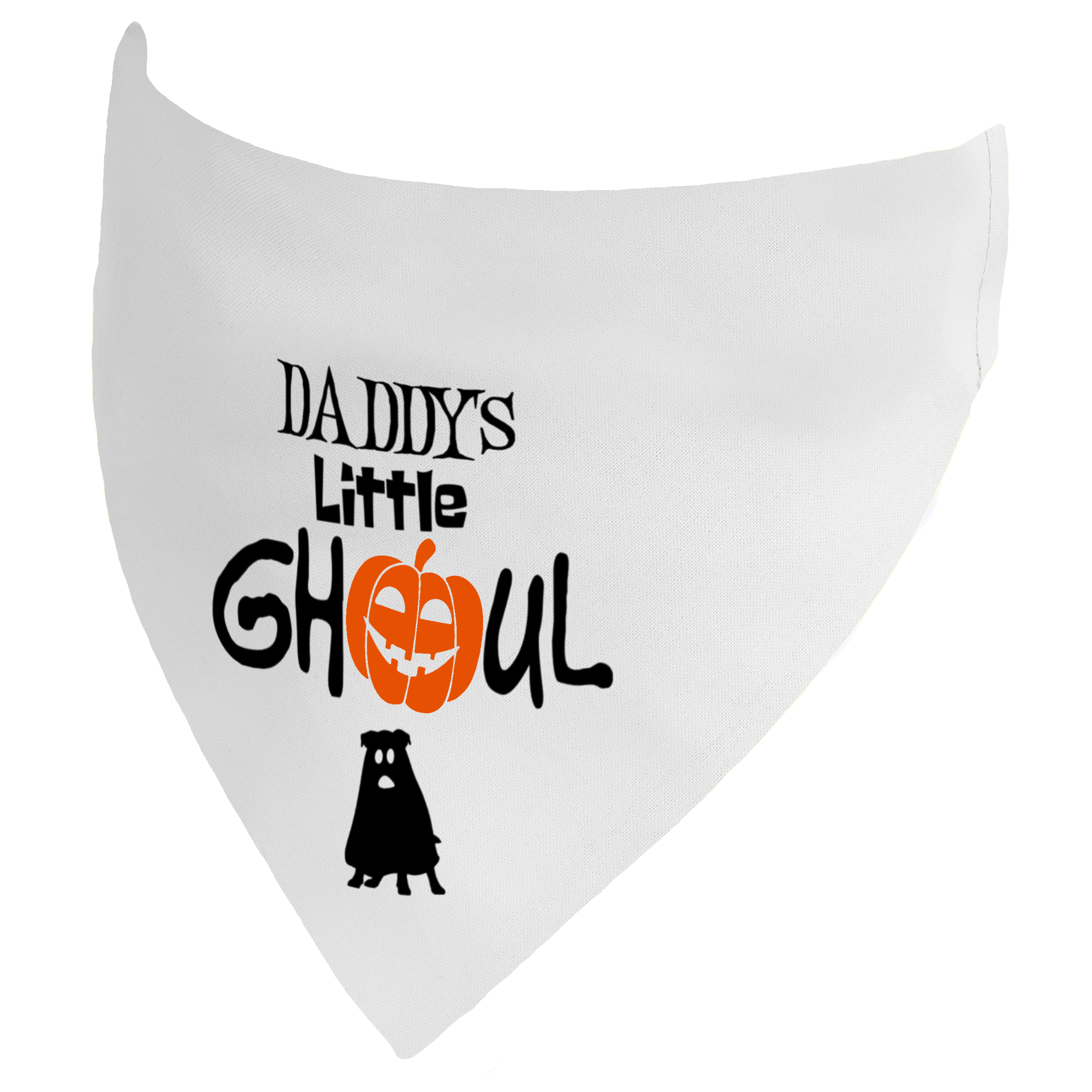 Daddy's Little Ghoul Halloween Dog Bandana