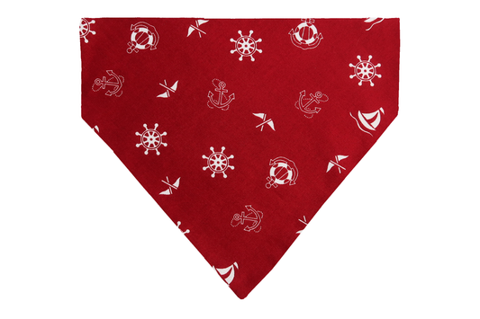 Nautical Anchors Dog Bandana