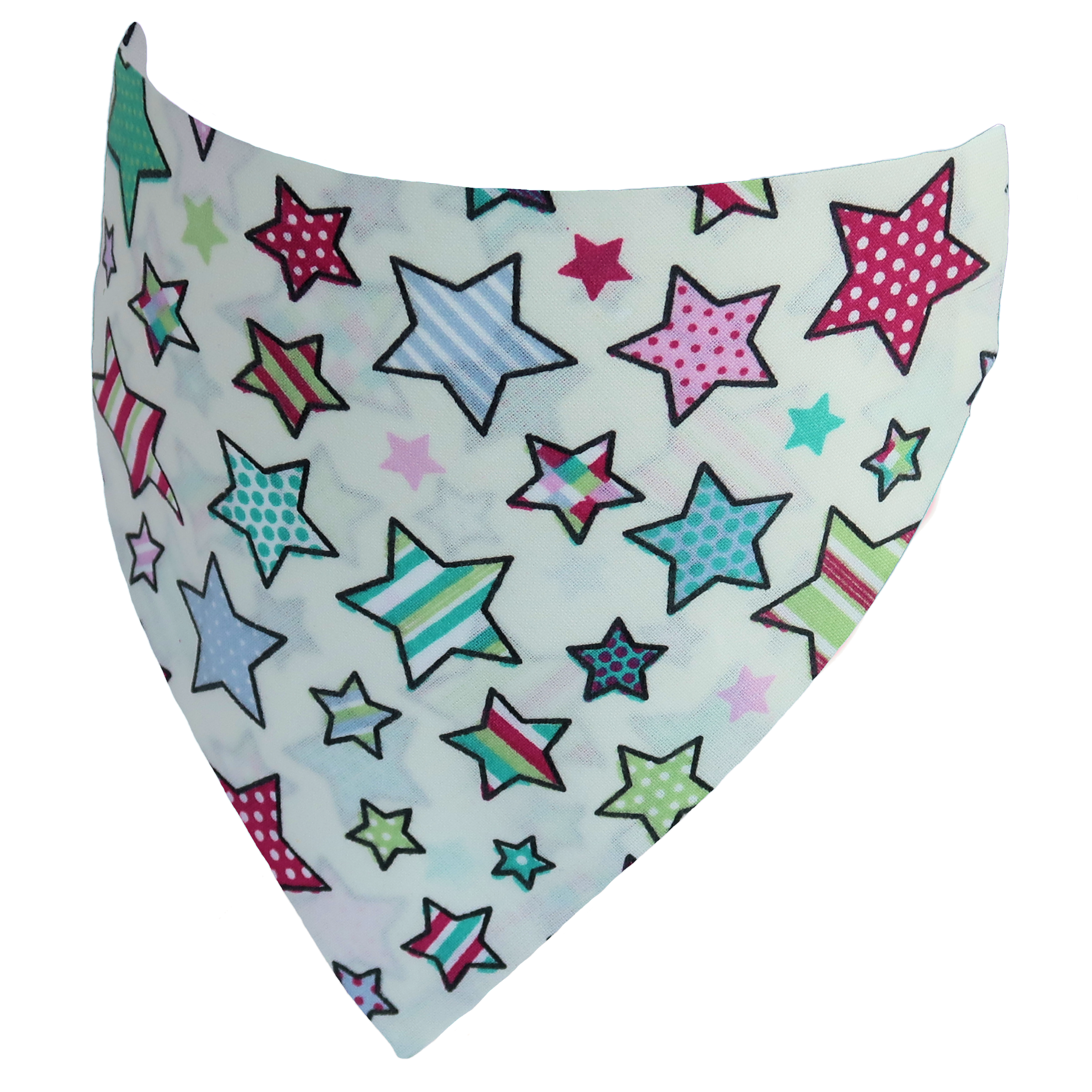 Multi Colour Stars Dog Bandana