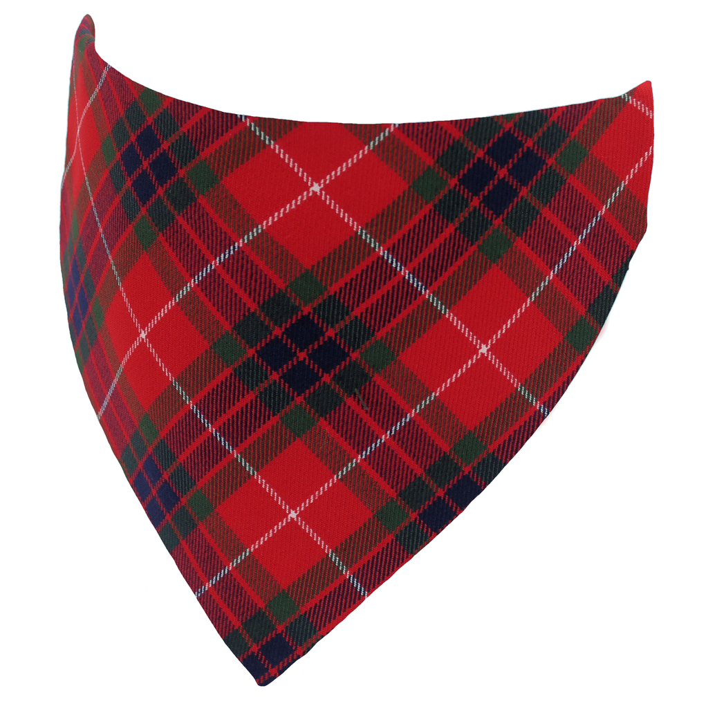 Red Tartan Dog Bandana