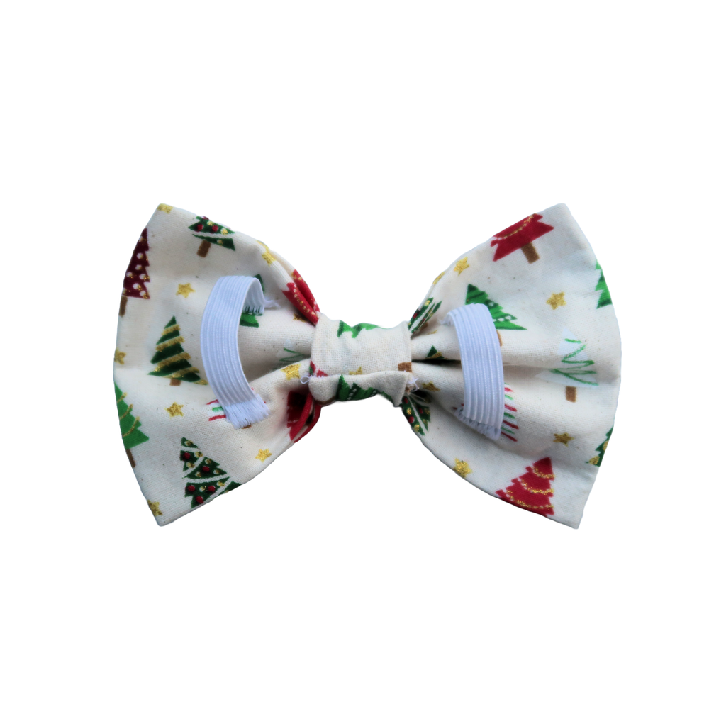 Christmas Tree Dog Bow Tie