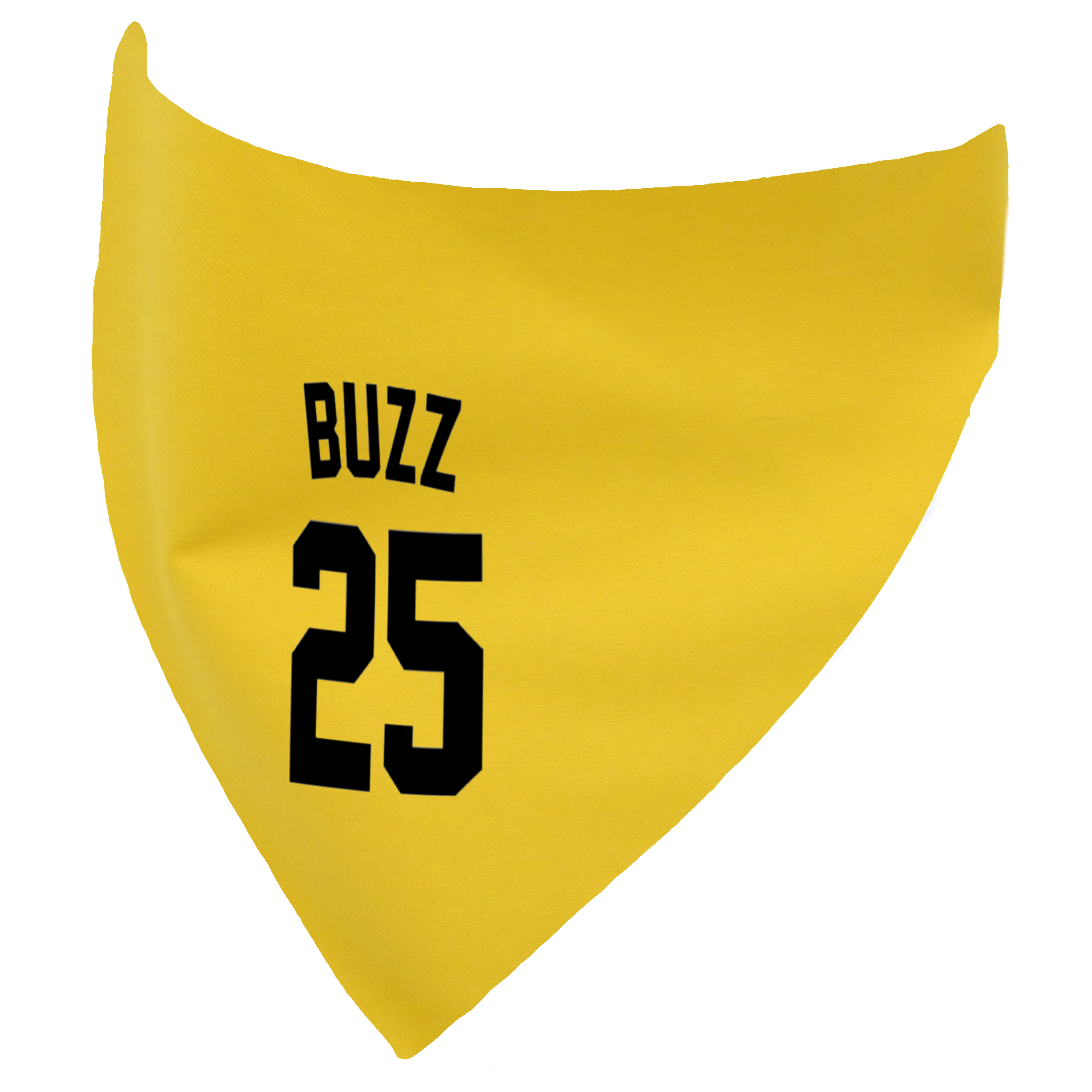 Football Name and Number Customisable Dog Bandana
