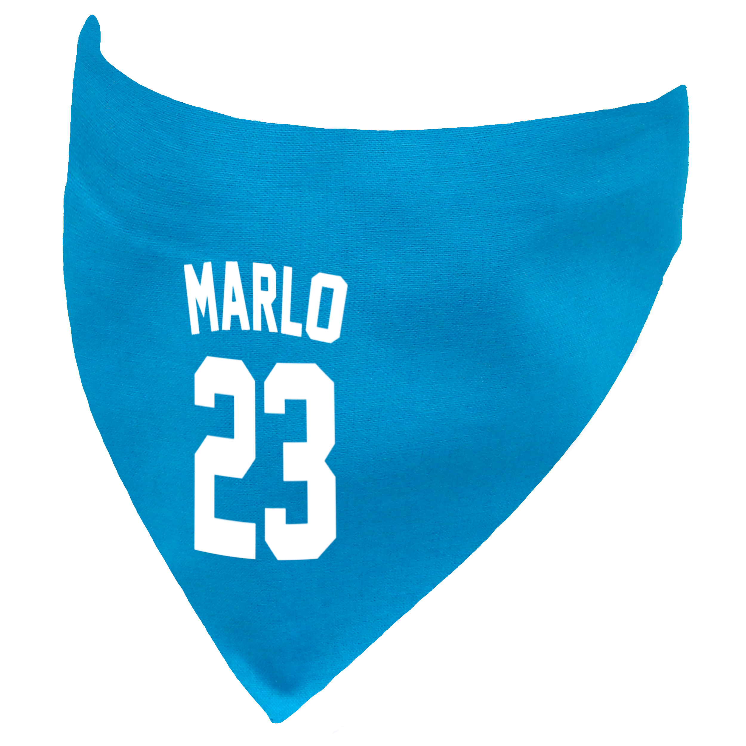 Football Name and Number Customisable Dog Bandana