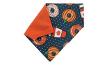 Pumpkin Spice Coffee & Donuts Dog Bandana