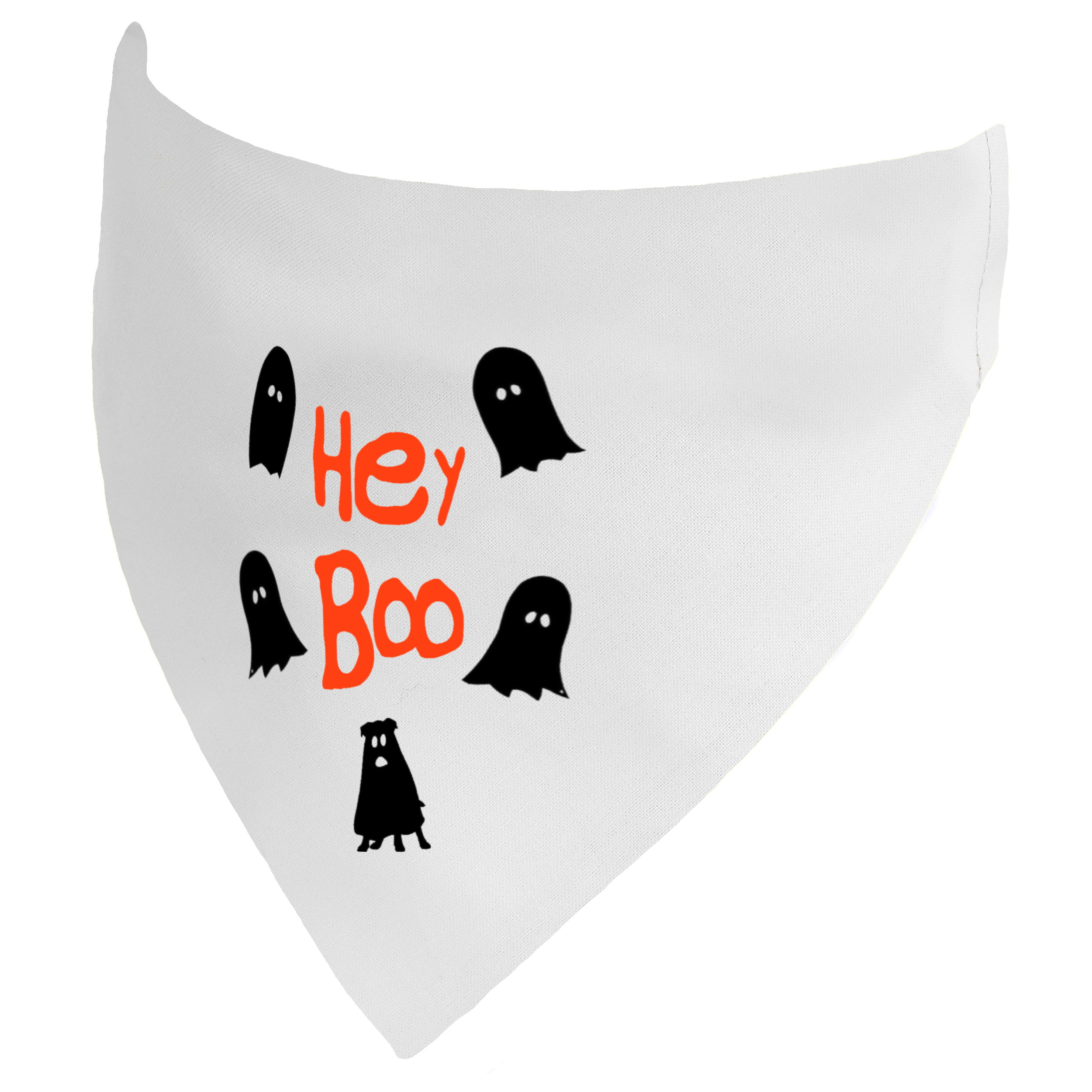 Hey Boo Ghosts Halloween Dog Bandana