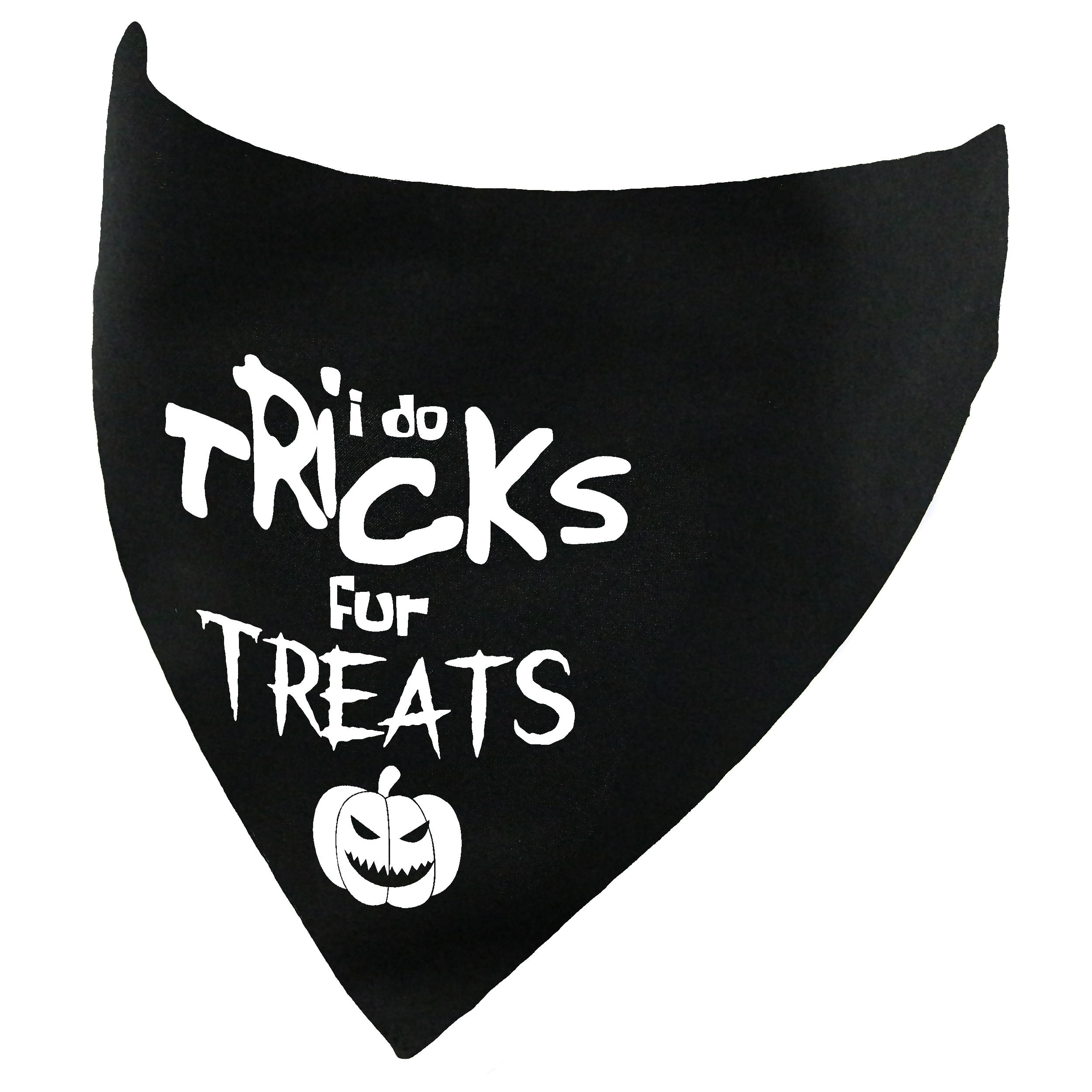 I do Tricks fur Treats Halloween Dog Bandana