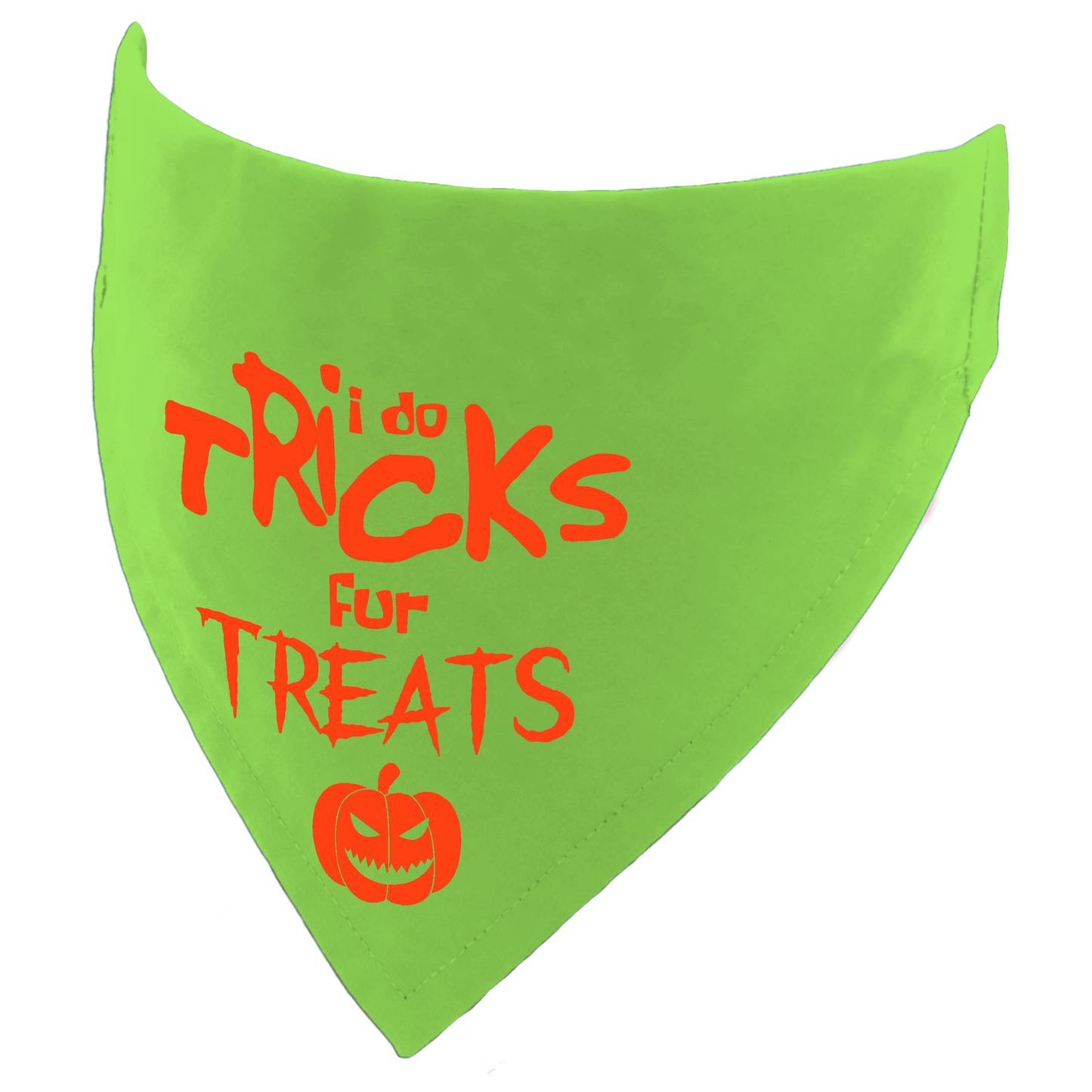 I do Tricks fur Treats Halloween Dog Bandana