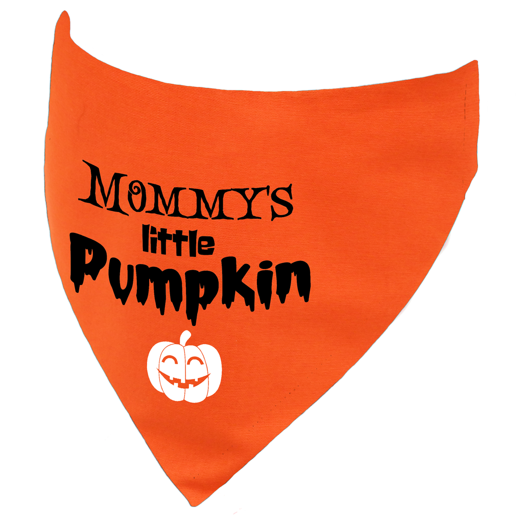 Mommy's Little Pumpkin Halloween Dog Bandana