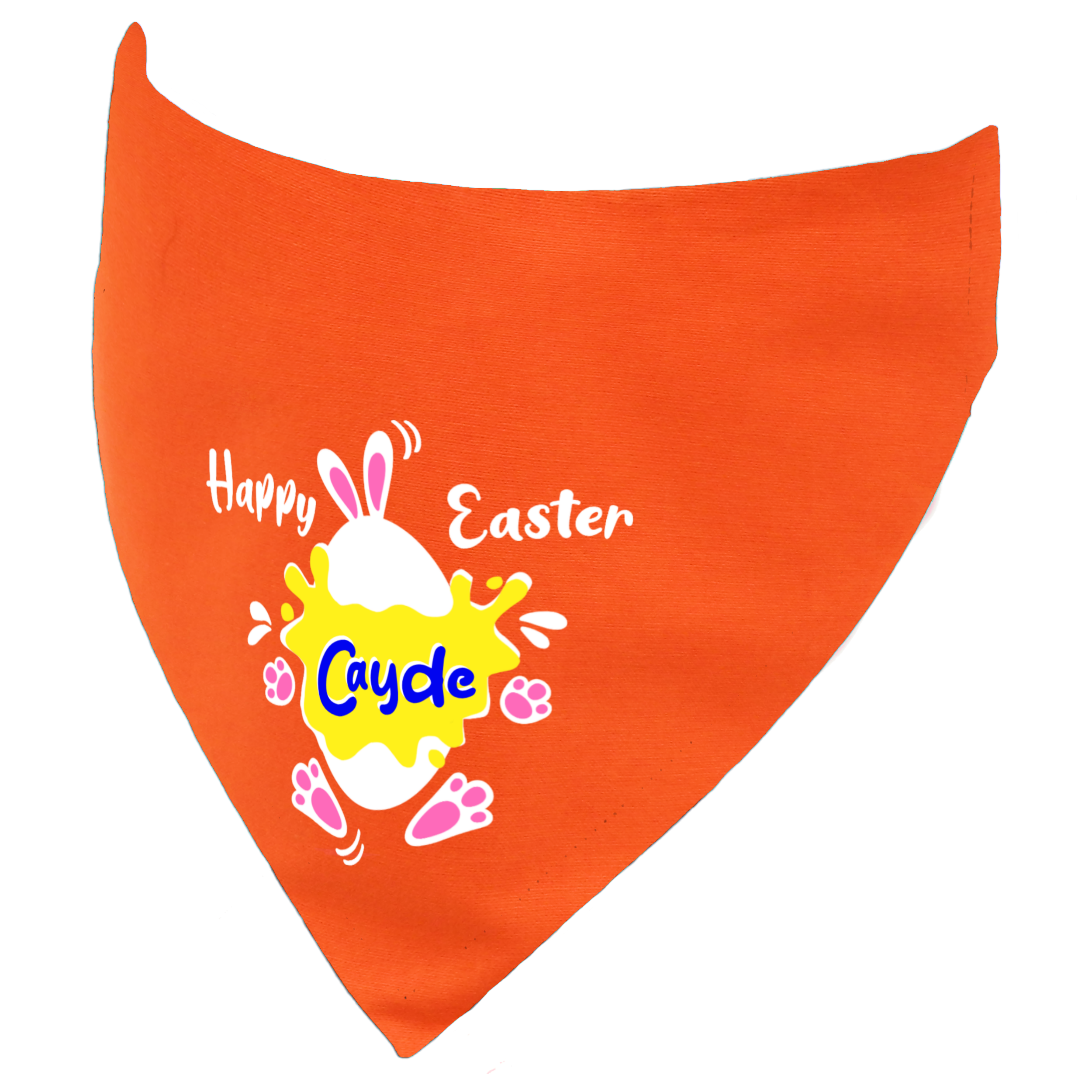 Personalised Happy Easter Egg Dog Bandana