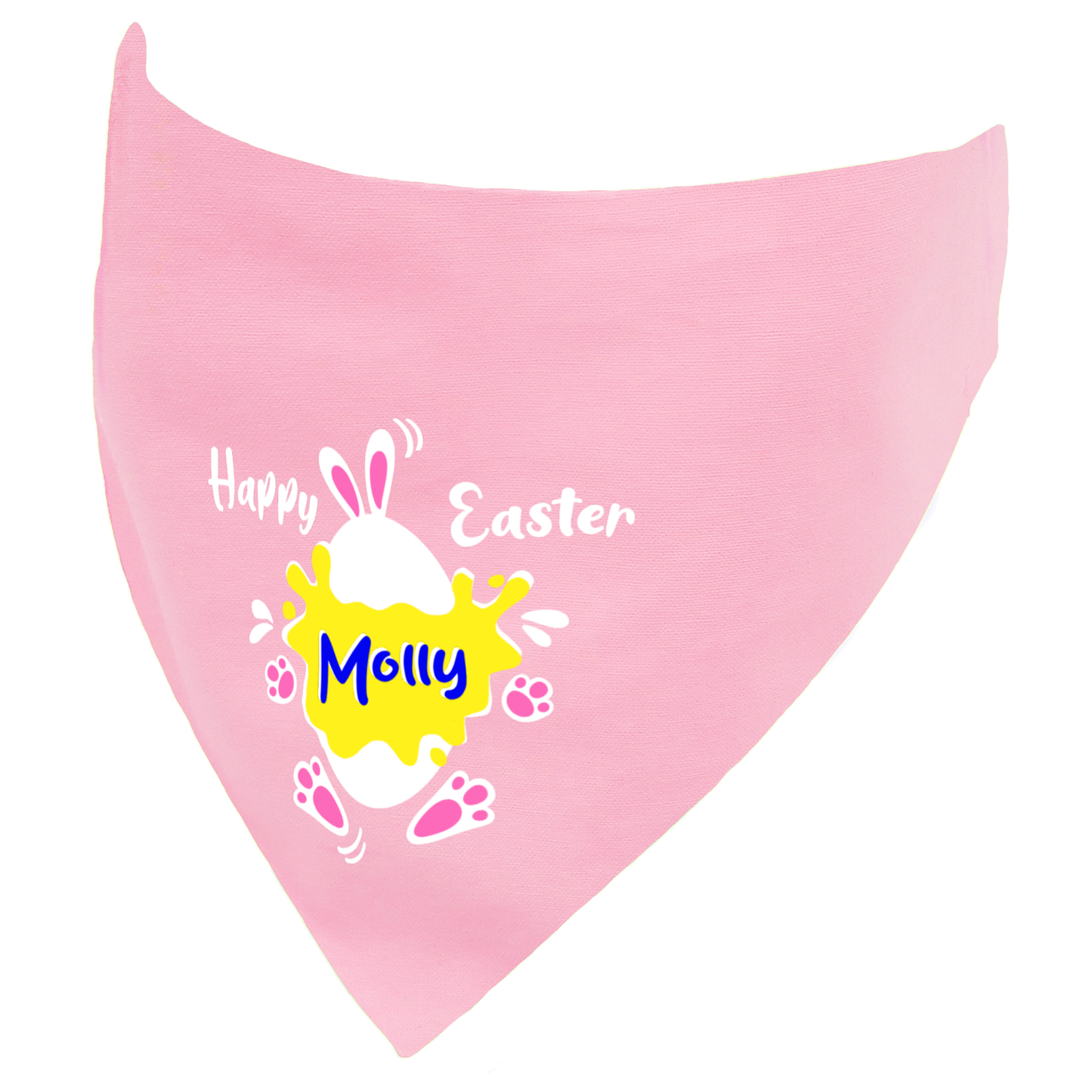 Personalised Happy Easter Egg Dog Bandana