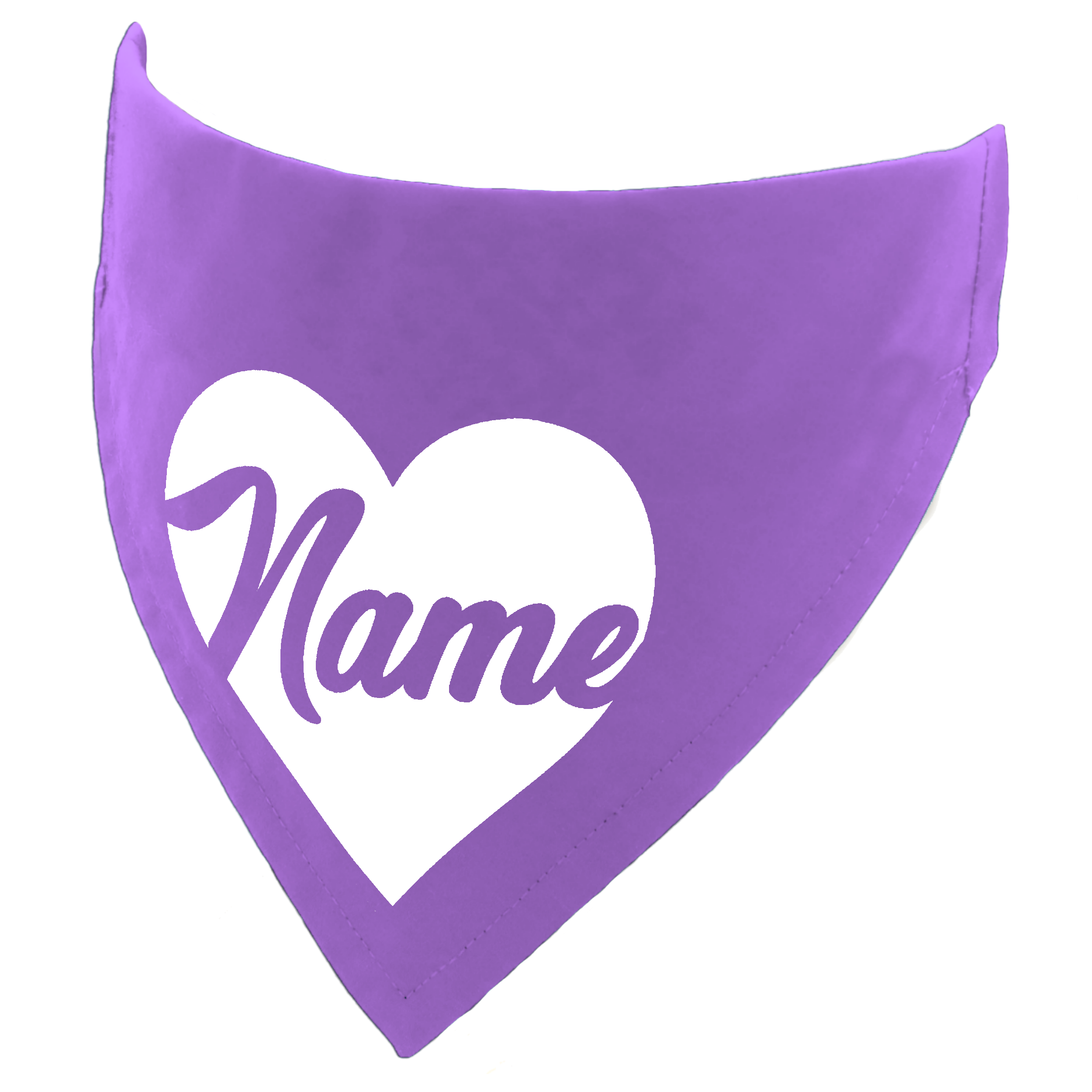 Heart Customisable Dog Bandana - Personalise with Any Name