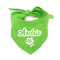 Personalised Hawaiian Hibiscus Flower Tie on Dog Bandana
