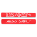 I am Deaf Approach Carefully Lead Sleeve Wrap
