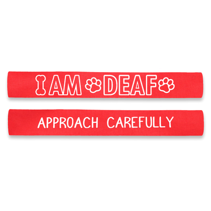 I am Deaf Approach Carefully Lead Sleeve Wrap