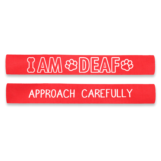 I am Deaf Approach Carefully Lead Sleeve Wrap